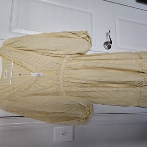 Yellow Striped Dress